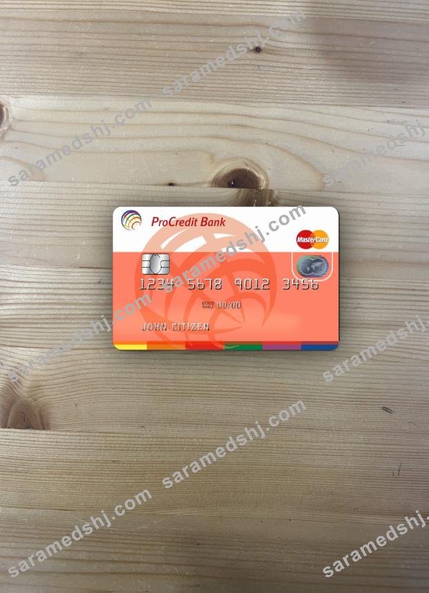 Moldova ProCredit Bank MasterCard 1 photolook front